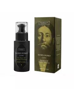 The Merchant Of Venice Nobil Homo Care Huile d'olive Hydratant & Adoucissant Huile de pré-rasage, 50 ml