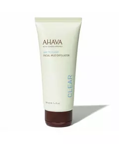 Ahava Time To Clear Exfoliation Masque de boue Hebdomadaire Visage, 100 ml