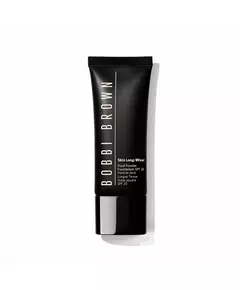 Bobbi Brown Skin Longwear Parabenfrei Mattes Finish Flüssige Grundierung C-046 Kühles Beige SPF 20, 40 ml