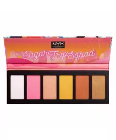 Nyx Sugar Trip Squad Tierversuchsfrei Schimmernd Highlighter-Palette 01 SQUADHP, 30 g