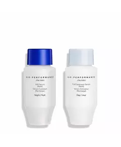 Set Shiseido: Bio-Performance Skin Filler Anti-Aging Day Serum For Face Refill 30 ml + Bio-Performance Skin Filler Anti-Aging Night Serum For Face Refill, 2 × 30 ml