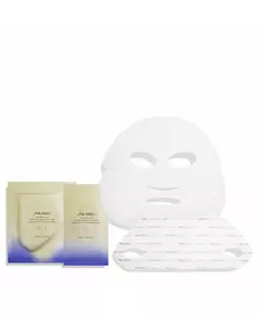 Shiseido Vital Perfection Anti-âge & Éclat Masque facial Pour le visage, 12 × 1 ml