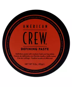 American Crew Defining Paste Vegan Haarstylingpaste Zum Stylen Mittlerer Halt, 85 g