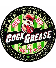 Cock Grease Extra Slick No X Haarstyling-Pomade Glanzfinish Extra Halt, 100 g