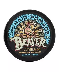 Cock Grease Beaver Cream Water Type Haarstyling-Pomade Glanzfinish Leichter bis mittlerer Halt, 110 g
