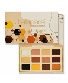 Bellapierre Milk & Honey Lidschattenpalette 12 Schattierungen, 25 g