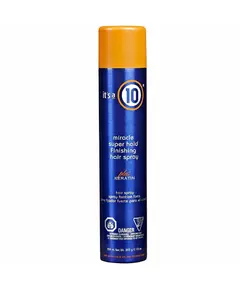 It's a 10 Miracle Super Hold Finishing Spray Plus Keratin Haarspray Stil Extra starker Halt, 334 ml