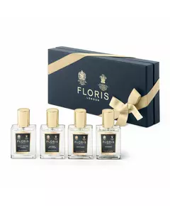 Set Floris Of London: Night Scented Jasmine Eau De Toilette For Women 15 ml + Bouquet De La Reine Eau De Toilette For Women 15 ml + White Rose Eau De Toilette For Women 15 ml + Chypress Eau De Toilette Unisex, 15 ml