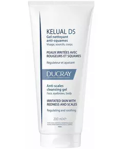 Kelual DS Anti-Scales Cleansing Gel - Čisticí gel pro podrážděnou pokožku, 200 ml