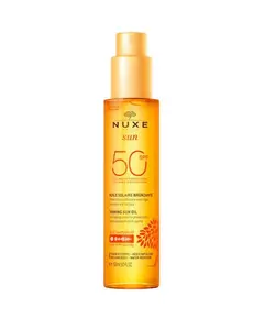 Nuxe Sun Anti-âge Huile de bronzage SPF 50, 150 ml
