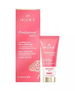 Set Nuxe: Creme Prodigieuse Boost Multi-Correction Cream For Face 40 ml + Creme Prodigieuse Boost Recovery Night Balm For Face, 40 ml