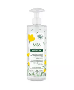 Klorane Baby Nettoyage doux Eau nettoyante Pour le visage et le corps, 400 ml
