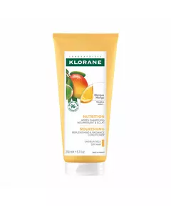 Klorane AL MANGO après-shampooing nourrissant pour cheveux secs, 200 ml