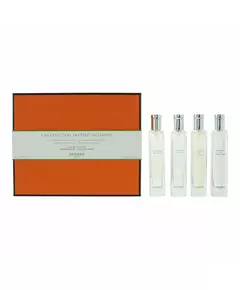 Set Hermes: Un Jardin Sur Le Nil Eau De Toilette Unisex 15 ml + Un Jardin Sur Le Toit Eau De Toilette Unisex 15 ml + Un Jardin Sur La Lagune Eau De Toilette Unisex 15 ml + Le Jardin de Monsieur Li Eau De Toilette For Women, 15 ml
