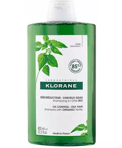 Klorane A LA ORTIGA BIO shampooing sébo-régulateur cheveux gras, 400 ml