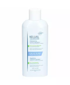 Ducray Kelual Squanorm Hair Treatment Shampoo Anti-Dandruff & Sebum Control For Scalp With Oily Dandruf, 200 ml