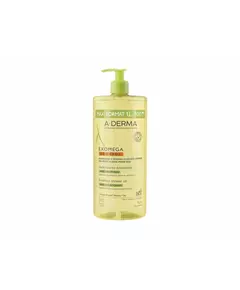 A-Derma Exomega Control Fragrance Emollient Shower Oil Body For Dry Skin, 1000 ml