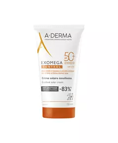 A-Derma Exomega Control Emollient Cream For Face & Body SPF 50+, 150 ml