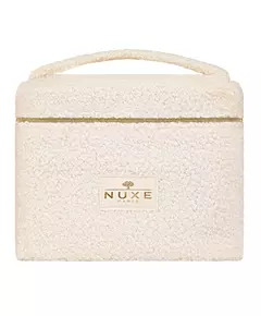 Nuxe Insti Vanity Avec fermeture éclair Pochette en textile GWP Blanc