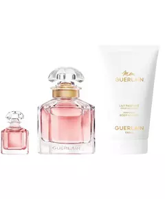 Set Guerlain: Mon Guerlain Eau De Parfum For Women 50 ml + Mon Guerlain Eau De Parfum For Women 5 ml + Mon Guerlain Body Lotion Body, 3 pièces