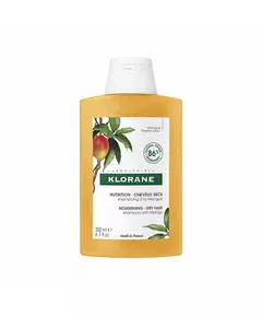 Klorane AL MANGO shampooing nourrissant pour cheveux secs, 200 ml