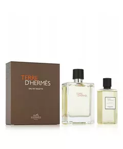 Set Hermes: Terre d'Hermes Eau De Toilette For Men 100 ml + Terre d'Hermes Shower Gel For All Skin Types, 100 ml