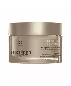 Rene Furterer Absolue Keratine À base de plantes Masque crème pour traitement des cheveux Réparations, 200 ml