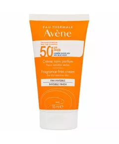 Sun Cream Invisible Finish Fragrance-Free SPF50+ (dry and sensitive skin), 50 ml