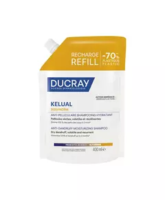 Ducray Kelual Squanorm Hair Treatment Shampoo Anti-Dandruff For Scalp With Dry Dandruff Refill, 400 ml