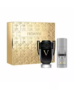 Set Paco Rabanne: Invictus Victory Eau De Parfum For Men 100 ml + Invictus Victory Deodorant Spray For Men, 2 pièces