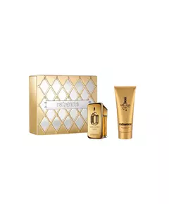 Set Paco Rabanne: Million Gold Eau De Parfum For Women Refillable 50 ml + Million Gold Shower Gel, 50 ml