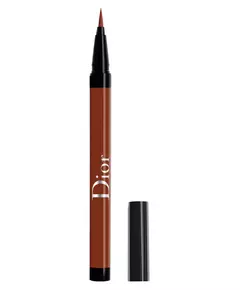 Christian Dior Diorshow On Stage Wasserdicht Ultra-flexible Filzspitze Intensive Farbe Flüssiger Eyeliner 676 Satinrost, 0,6 ml