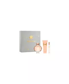 Set Paco Rabanne: Olympea Eau De Parfum For Women 80 ml + Olympea Eau De Parfum For Women 10 ml + Olympea Body Lotion, 3 pièces