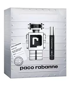 Set Paco Rabanne: Phantom Eau De Toilette For Men 100 ml + Phantom Eau De Toilette For Men, 2 pièces