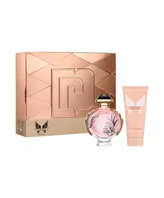 Set Paco Rabanne: Olympea Blossom Eau De Parfum For Women 80 ml + Olympea Blossom Hydrating Body Lotion, 80 ml