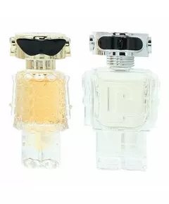 Set Paco Rabanne: Fame Eau De Parfum For Women 4 ml *Miniature + Phantom In Red Eau De Toilette For Men 4 ml *Miniature, 4 ml