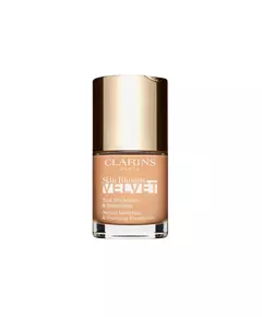 Clarins Skin Illusion Velvet Foundation Matt Flüssige Grundierung 107C Beige, 30 ml