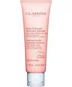 Clarins Gentle Soothing Antiverschmutzung Reinigende Schaumcreme, 125 ml