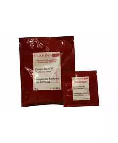 Set Clarins: Pro Complexion Radiance Bright Peel-Off Mask Evening Face 20 pcs 5.2 g + Pro Complexion Radiance Bright Peel-Off Mask Evening Face, 20 pcs