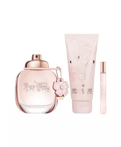Set Coach: Floral Eau De Parfum For Women 90 ml + Floral Eau De Parfum For Women 7.5 ml + Floral Body Lotion All Over The Body, 90 ml