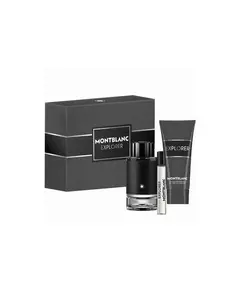 Set Montblanc: Explorer Eau De Parfum For Men 100 ml + Explorer Eau De Parfum For Men 15 ml + Explorer Shower Gel For All Skin Types, 100 ml