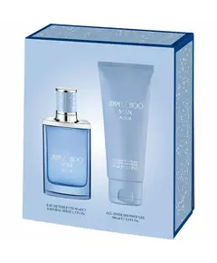 Set Jimmy Choo: Aqua Eau De Toilette For Men 50 ml + Aqua Shower Gel For All Skin Types, 50 ml