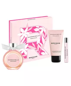 Set Rochas: Mademoiselle Rochas Eau De Parfum For Women 50 ml + Mademoiselle Rochas Eau De Parfum For Women 7.5 ml + Mademoiselle Rochas Body Lotion All Over The Body, 50 ml