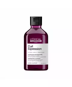 L'Oreal Professionnel Serie Expert Curl Expression Glycérine + Urée H + Graines d'hibiscus Shampooing Anti-accumulation, 300 ml