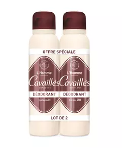 Duo Set Roge Cavailles L'Homme 48h Protection Deodorant Spray Für Männer 2 stk, 2 Stück