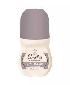 Roge Cavailles Controle 72h Protection Jasmin Ambre Deodorant-Roll-On Für Frauen, 50 ml