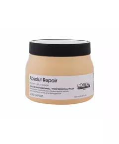 L'Oreal Professionnel Serie Expert Absolut Repair Protéine + Quinoa doré Masque crème pour traitement des cheveux Resurfaçage instantané, 500 ml