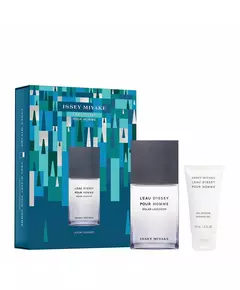 Set Issey Miyake: L'Eau d'Issey Moisturizing Shower Gel For All Skin Types 50 ml + L’Eau D’Issey Pour Homme Solar Lavender Eau De Toilette For Men, 50 ml