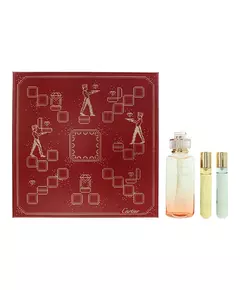Set Cartier: Rivieres de Cartier Insouciance Eau De Toilette Unisex 100 ml + Rivieres de Cartier Luxuriance Eau De Toilette Unisex 10 ml + Allegresse Eau De Toilette Unisex, 100 ml
