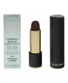 Lancome L'Absolu Rouge Drama Matte Mat Rouge à lèvres crème 514 Tempête hypnotique, 3,4 g